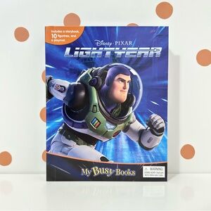 Disney Lightyear Buzz Lightyear My Busy Book ~ Storybook, Figurines and Play Mat